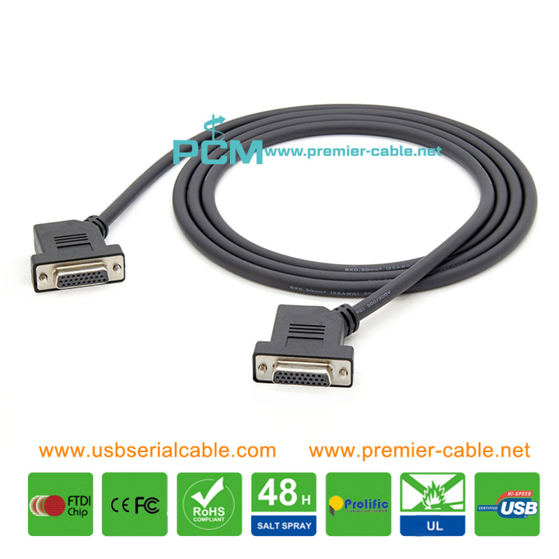 DB26 HDB 26 Pins 45 Degree Angle Cable 2