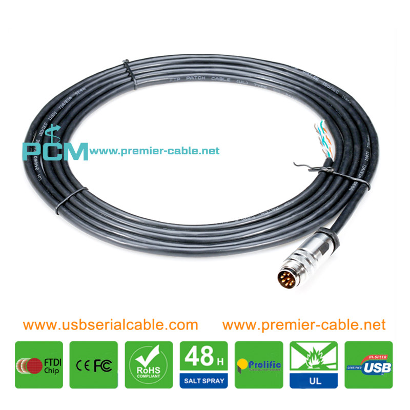 AISG to 8 Wire Open End Cable