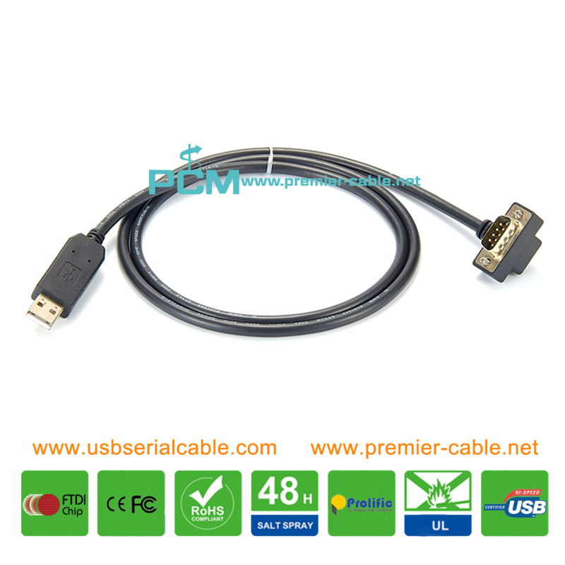 USB to DB9 UP Angle Label Tax Printer Cable