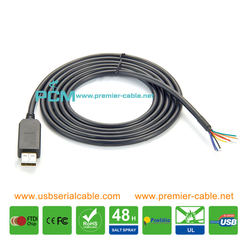 FT232R USB RS485 8 Way Open End Cable FT232R USB RS485 8 Way Open End Cable