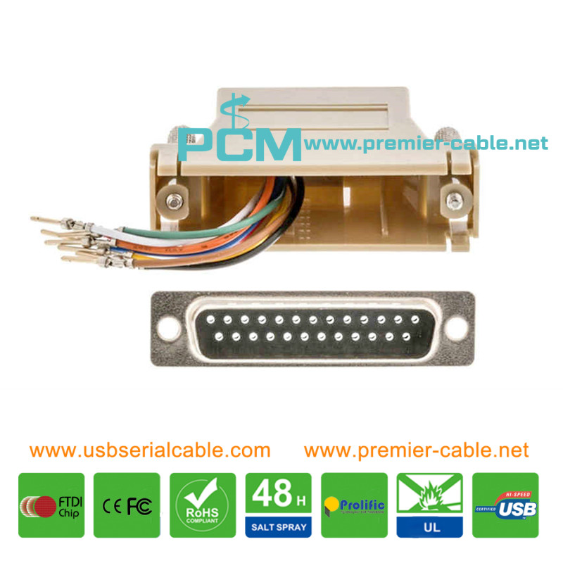 DB25 to RJ45 Console Modular Adapter 1