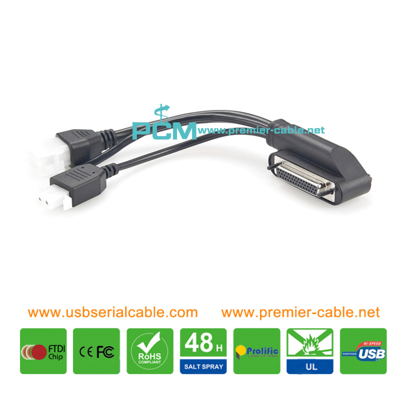 DB44 Female Right Angle Splitter Cable DB44 Female Right Angle Splitter Cable