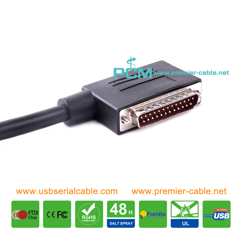 DB25 DB44 HD44 Right Angle 90 Degree Cable