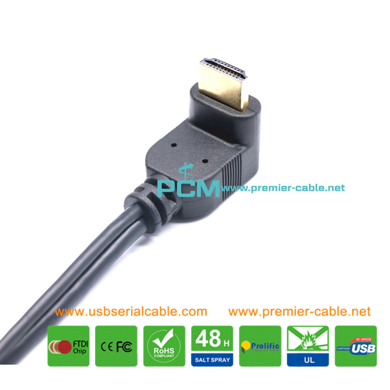 HDMI UP Angle High Speed Digital Video Cable HDMI UP Angle High Speed Digital Video Cable