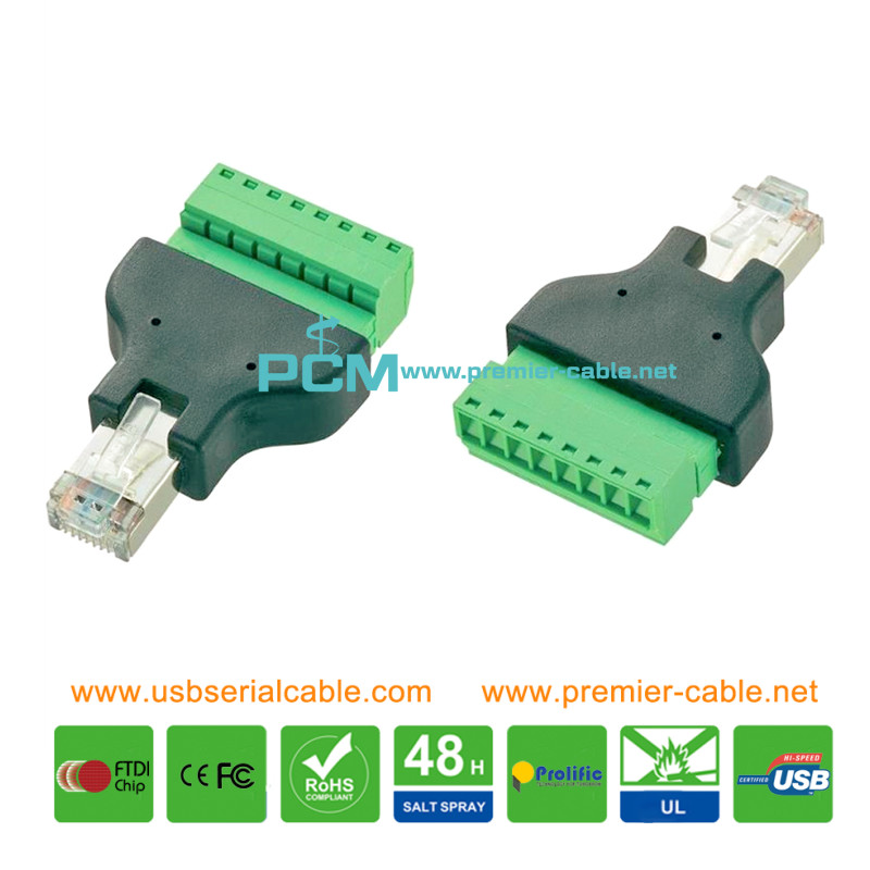 Optidrive E3 RJ45 Terminal Connector