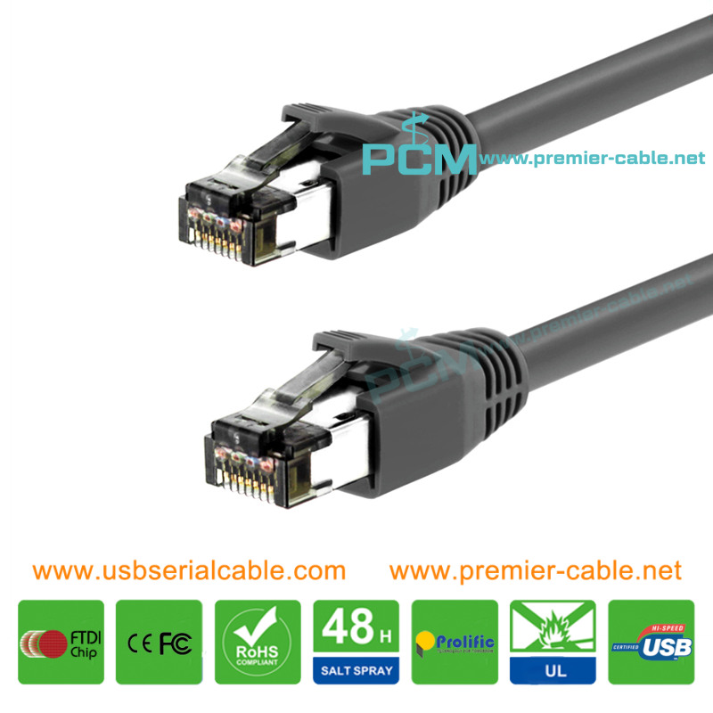 RJ45 Cat8 SFTP 40Gbps LAN Cable