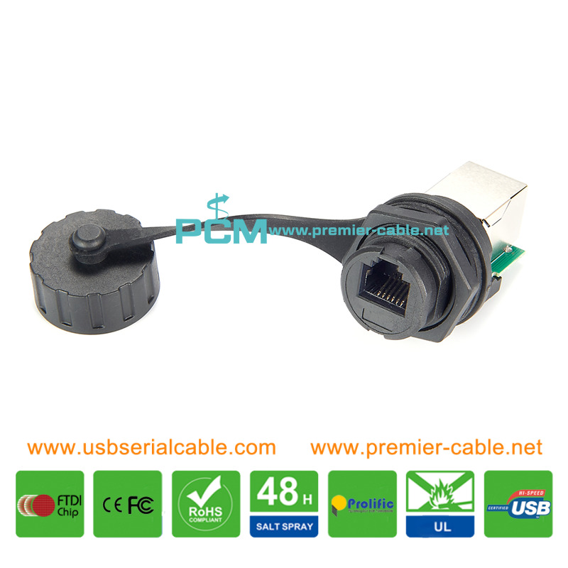 RJ12 6P6C Socket PCB IP67 Waterproof Adapter RJ12 6P6C Socket PCB IP67 Waterproof Adapter