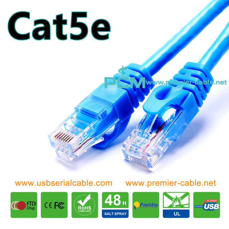 Ethernet Cat5e RJ45 Network LAN Patch Cable