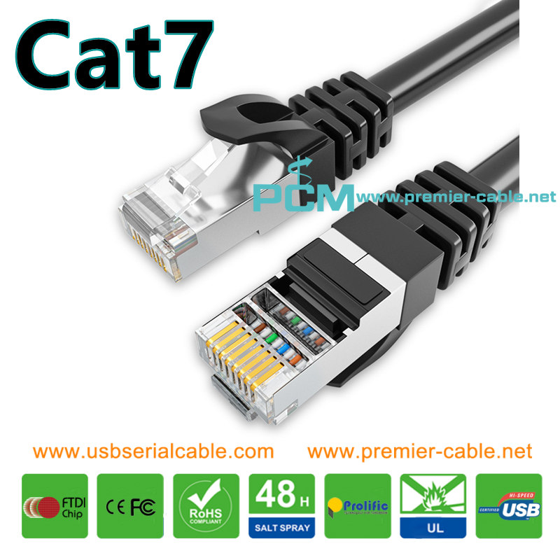 Ethernet Cat7 RJ45 Network LAN Patch Cable