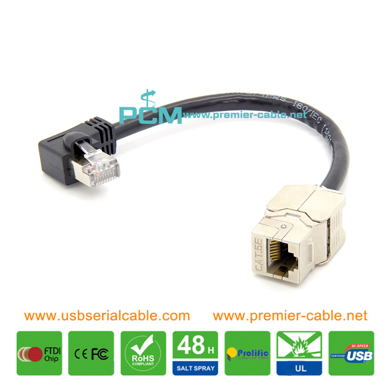 Cat.5E RJ45 Keystone Modular Socket Adapter