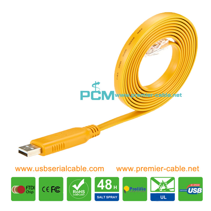 USB to RJ45 Configure Switches Equipment Console Cable USB to RJ45 Configure Switches Equipment Console Cable
