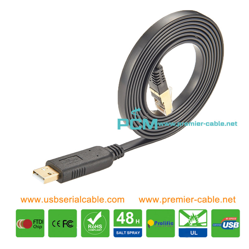USB to RJ45 Cisco Firewall Switch Console Cable