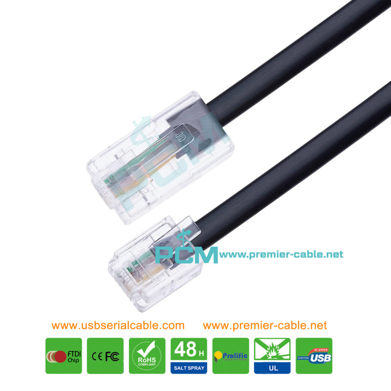 RJ45 to RJ11 Landline Telephone Converter Cable