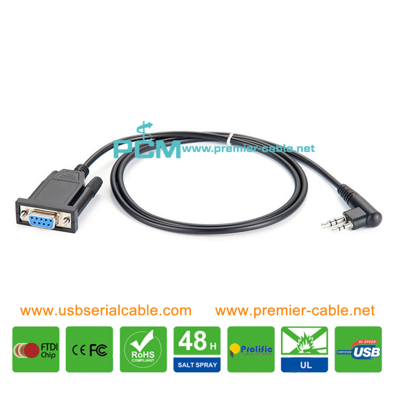 DB9 to K Type Hytera TC Serial Two Way Radio Cable