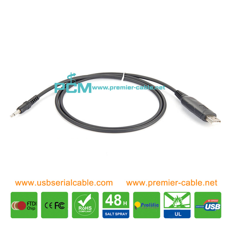 USB to 2.5mm ICOM IC Serial USB Programming Cable