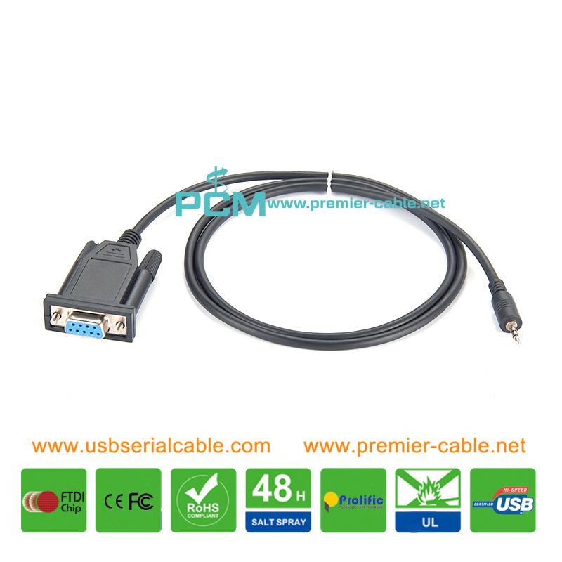 DB9 to 2.5mm MAG ONE A6 A8 Walkie Talkie Cable