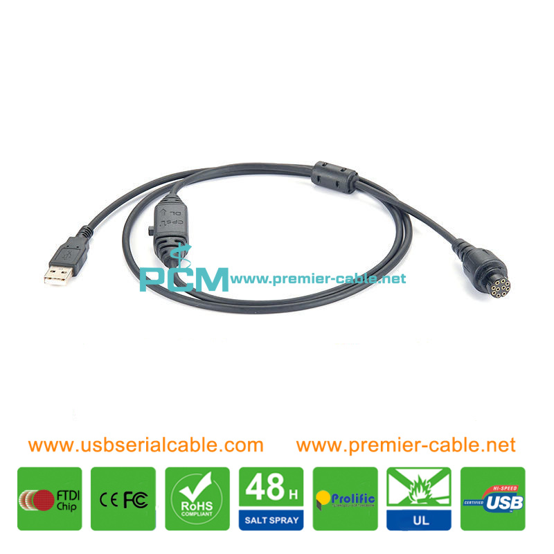 HYT USB MD RD Serial Upgrade Programming Cable