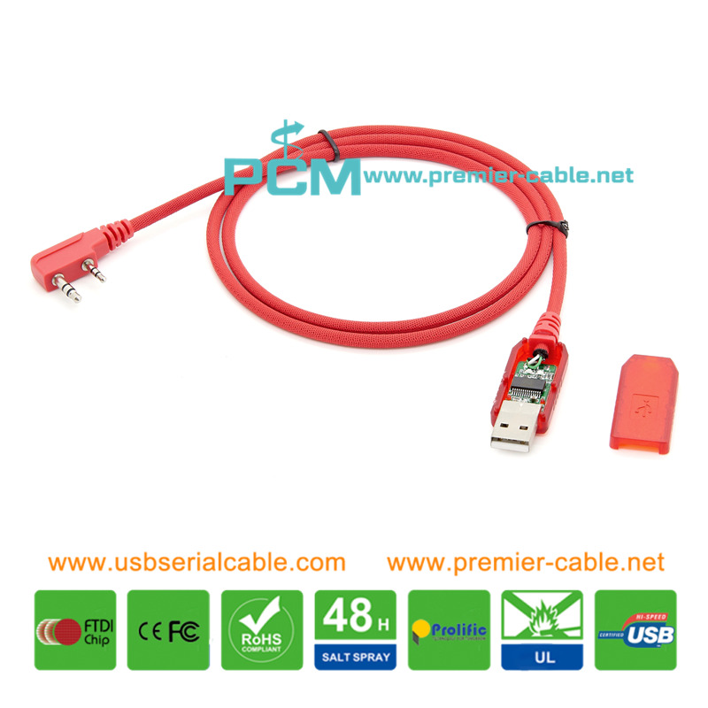Compatible K Type USB Programming Two Way Radio Cable