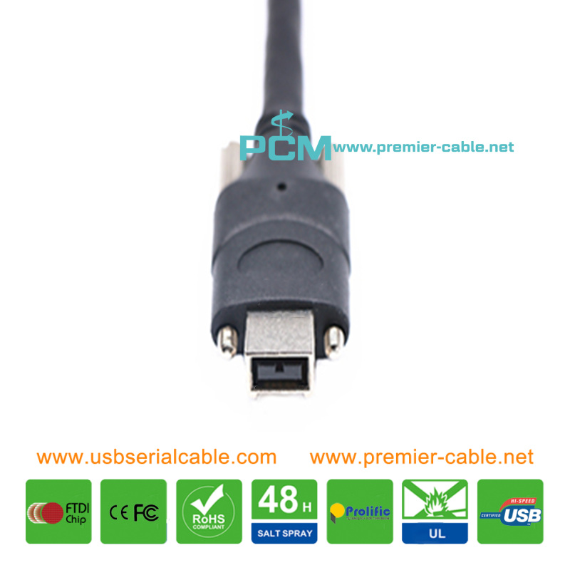 1394B 9Pin IEEE Firewire Cable for Frame Grabber