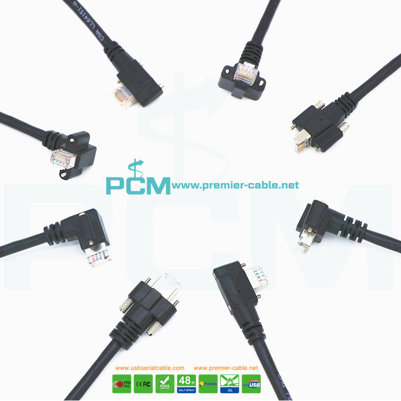 Industrial Camera GigE Screwing Cable Assemblies Industrial Camera GigE Screwing Cable Assemblies