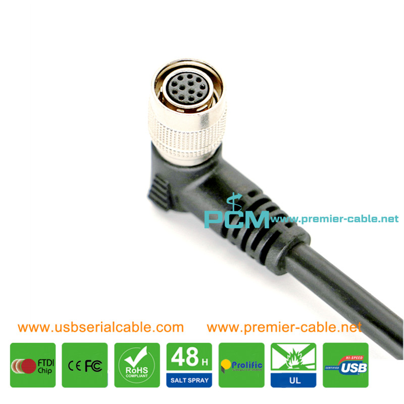 Hirose 12 Pin to Open End Angle Camera Power Cable Hirose 12 Pin to Open End Angle Camera Power Cable