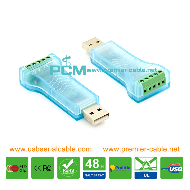 USB to 5Pin Block RS485 FTDI Interface Converter
