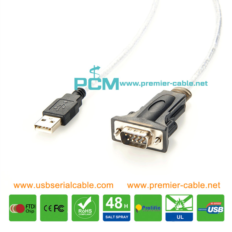 USB to RS232 DB9 Male Converter FTDI