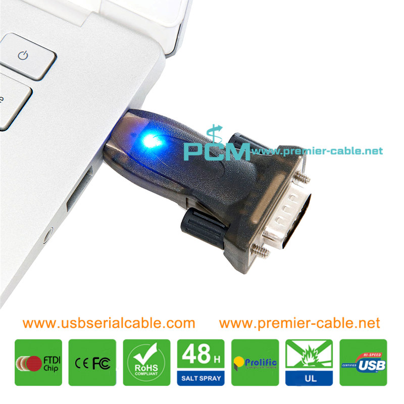 USB to COM Serial Connector for Sensors Machine Control