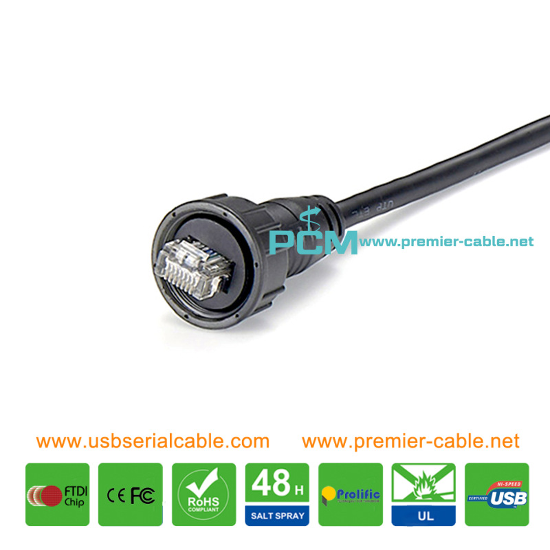RJ45 LAN Ethernet Outdoor Waterproof Cable