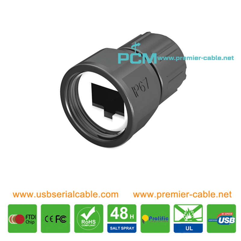 RJ45 Socket Kit Quick Release Waterproof Connector RJ45 Socket Kit Quick Release Waterproof Connector