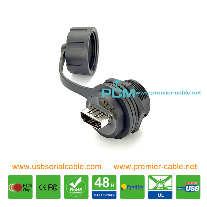 Waterproof HDMI Coupler with Dust Cap Waterproof HDMI Coupler with Dust Cap