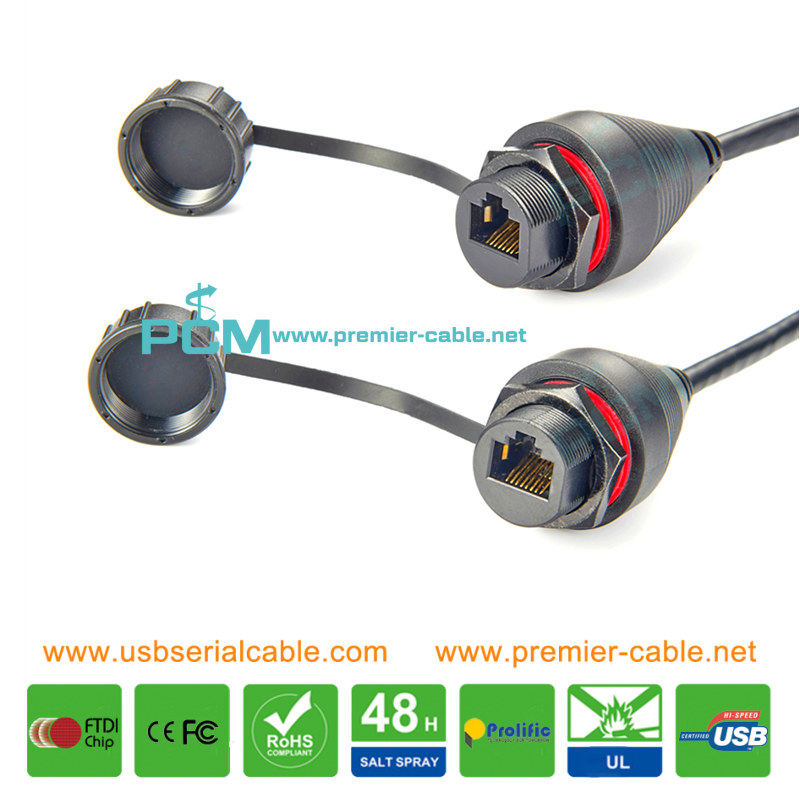 RJ45 Network Outdoor Seal Waterproof IP67 Cable