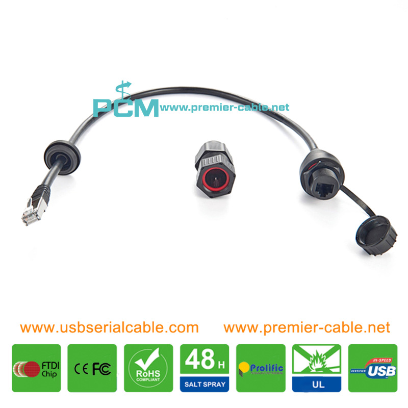 Cat6 RJ45 Network Gland Outdoor Seal IP67 Cable