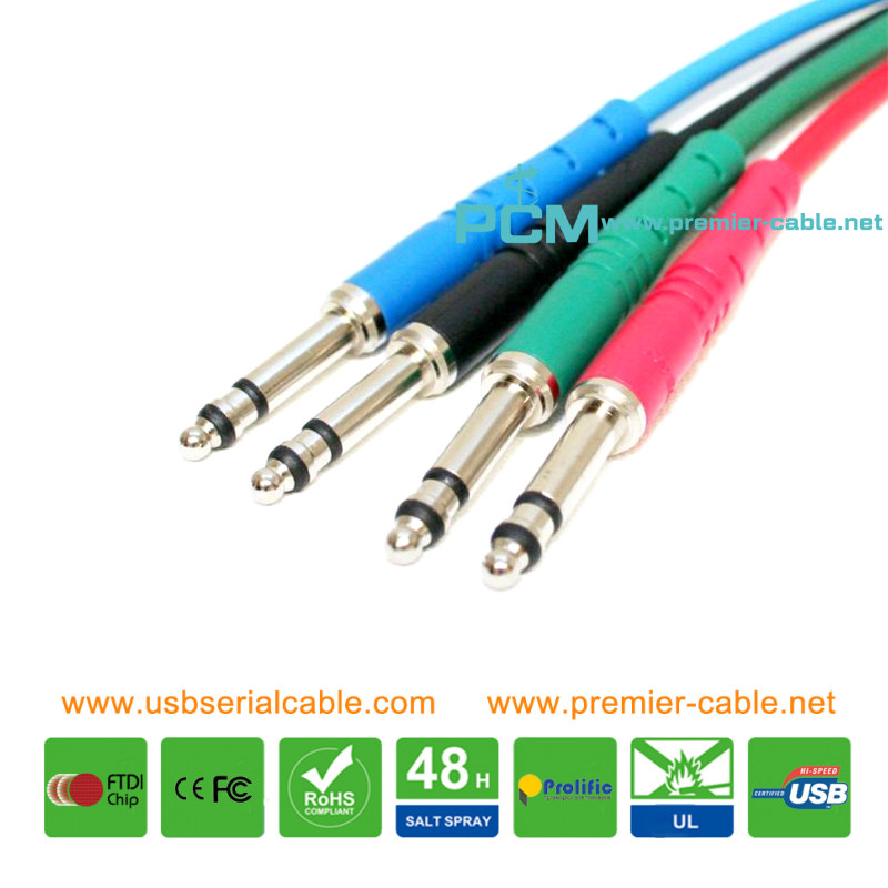 4.4mm Plug TT Bantam Stereo Cable