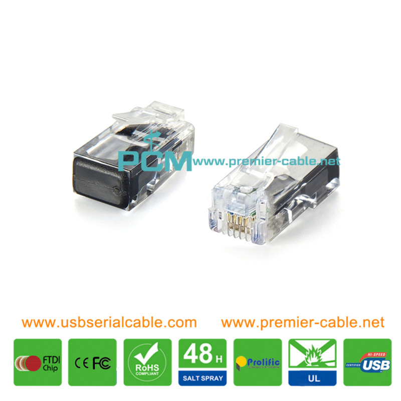 RJ11 4 Pin Termination Resistor 4P4C ISDN Bus End