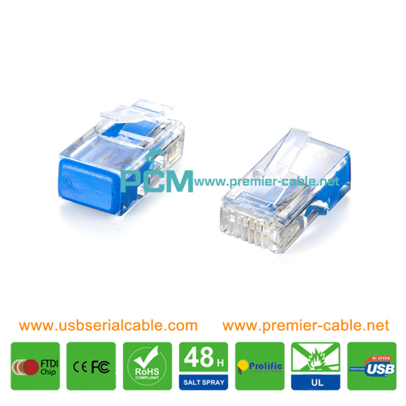 RJ12 6 Pin Termination Resistor 6P6C DMX CPI End