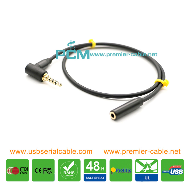 3.5mm TRS to TRRS Camera XBOX Microphone Adapter