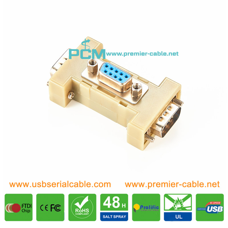 RS232 Serial DB9 Data Tap Adapter