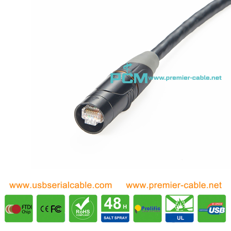 Cat5e Ethercon RJ45 Shielded Cable NE8MX