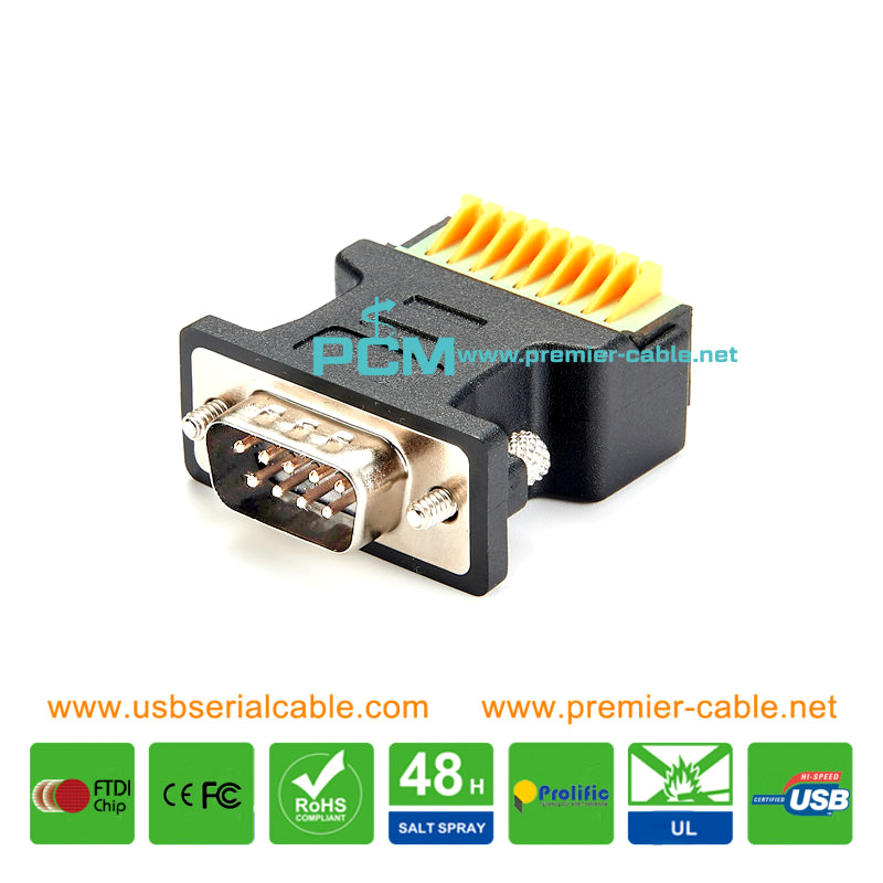 Plugable D-Sub 9 Pin to Terminal CAN Adapter