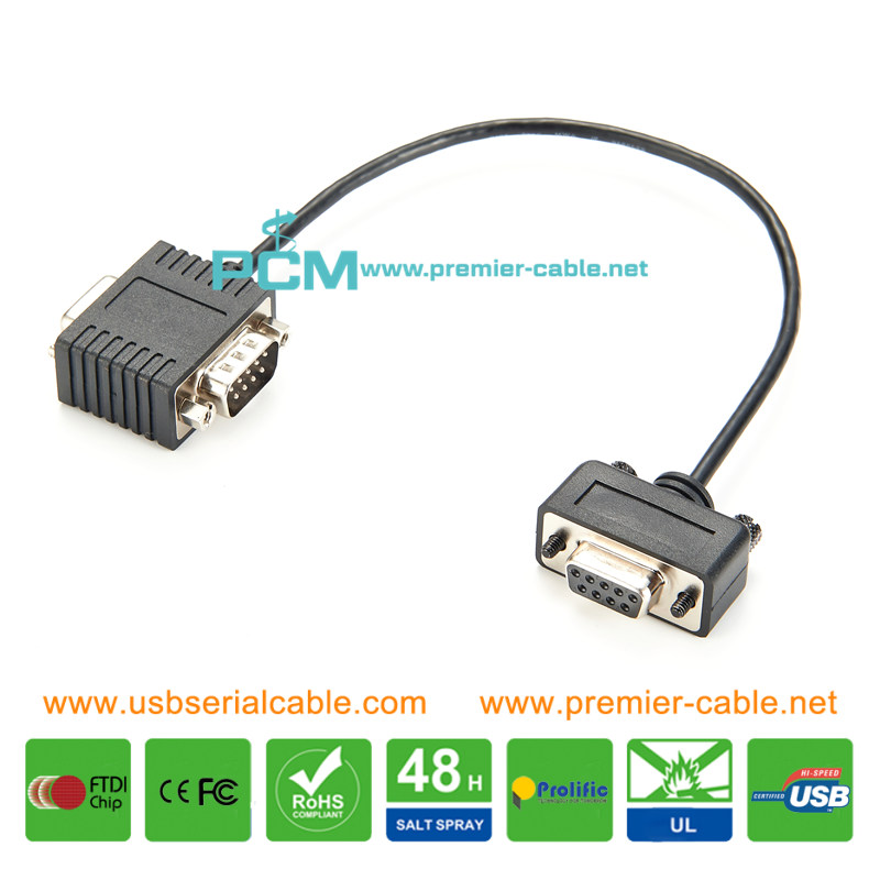 Serial RS232 DB9 Spy Daisy Chain Cable