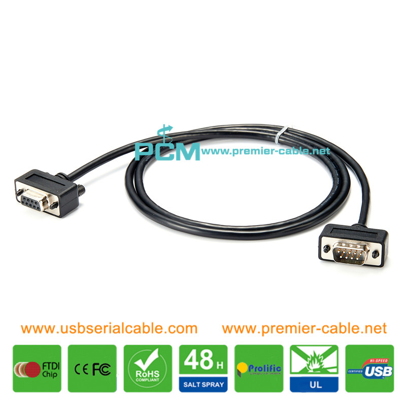 D-Sub9 Male to Female CAN Communication Test Cable