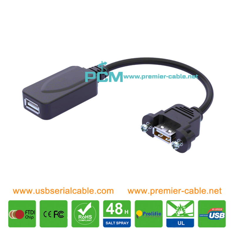 USB2.0 Signal Booster Panel Mount Cable USB2.0 Signal Booster Panel Mount Cable