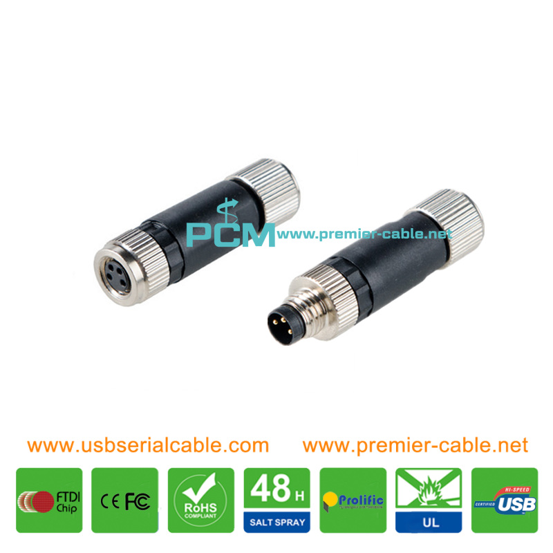 M8 Inline CANopen Profibus CAN Terminator M8 Inline CANopen Profibus CAN Terminator