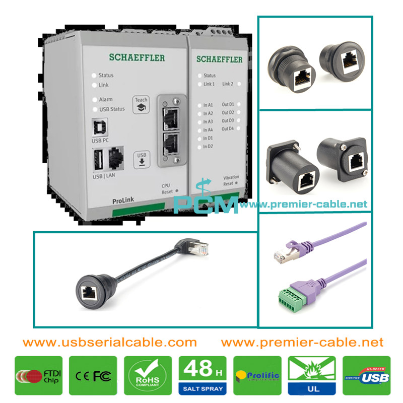 Machine Condition Monitoring Field Bus Profinet RJ45 Cable