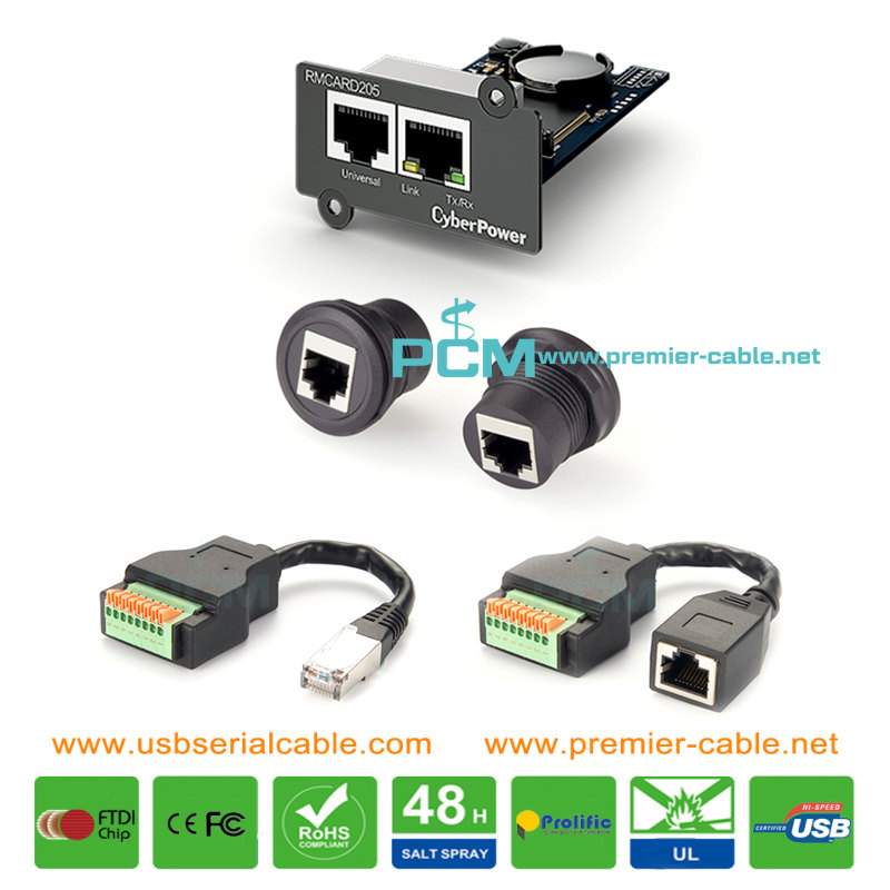 UPS NMS Network Management System RJ45 Control Cable