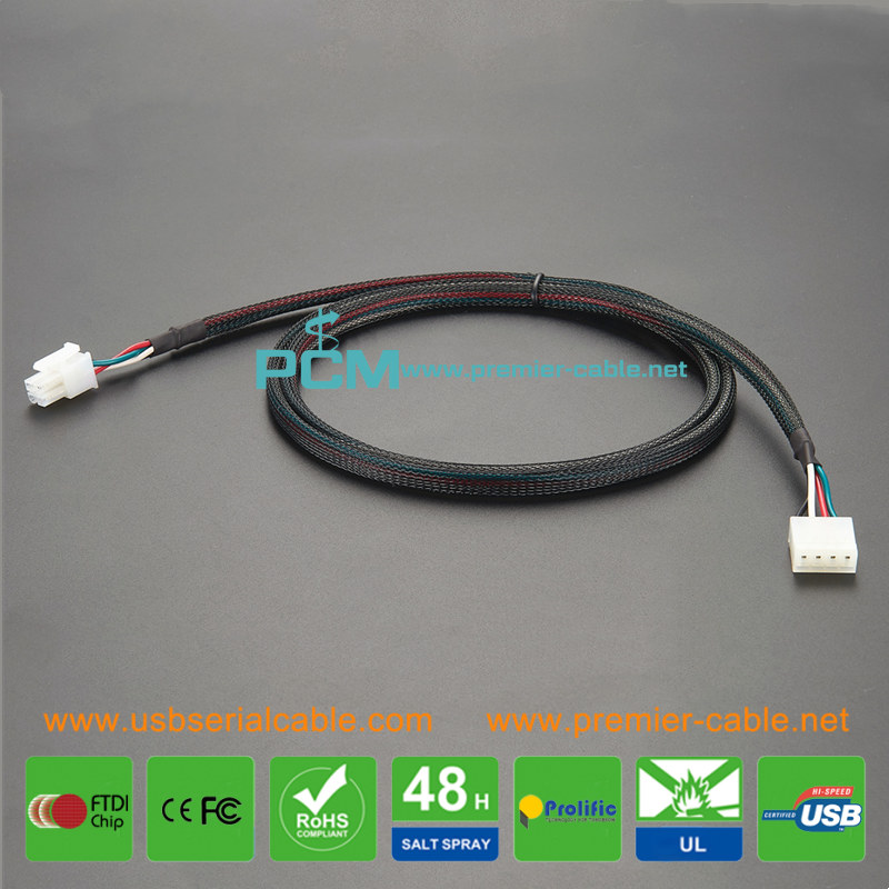 Molex KK 396 to JST-XH4P Interconnect Wire Harness