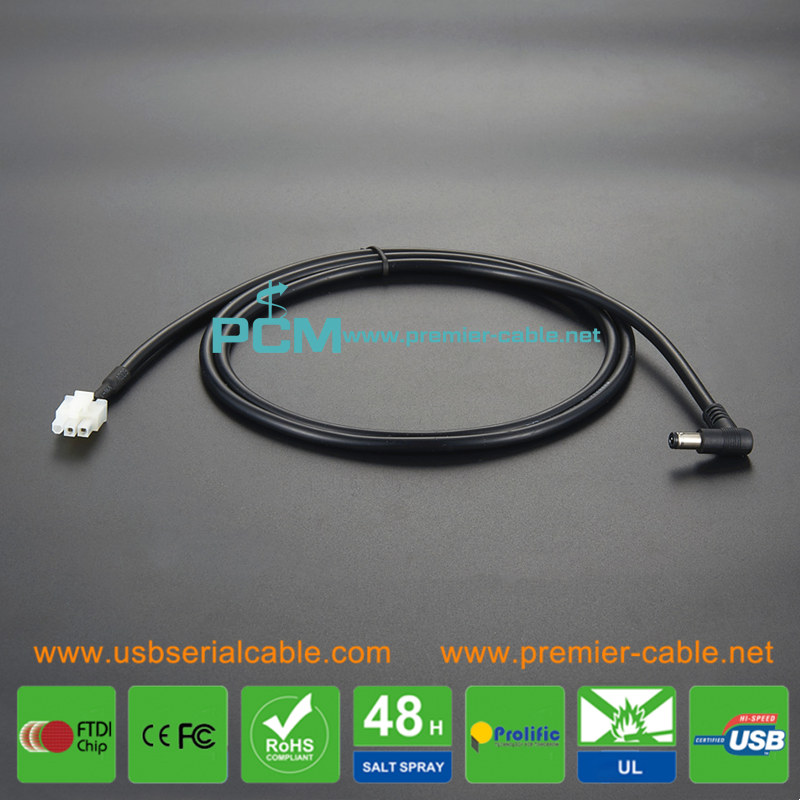 DC Plug to Molex JST Power Industrial Electronic Cable