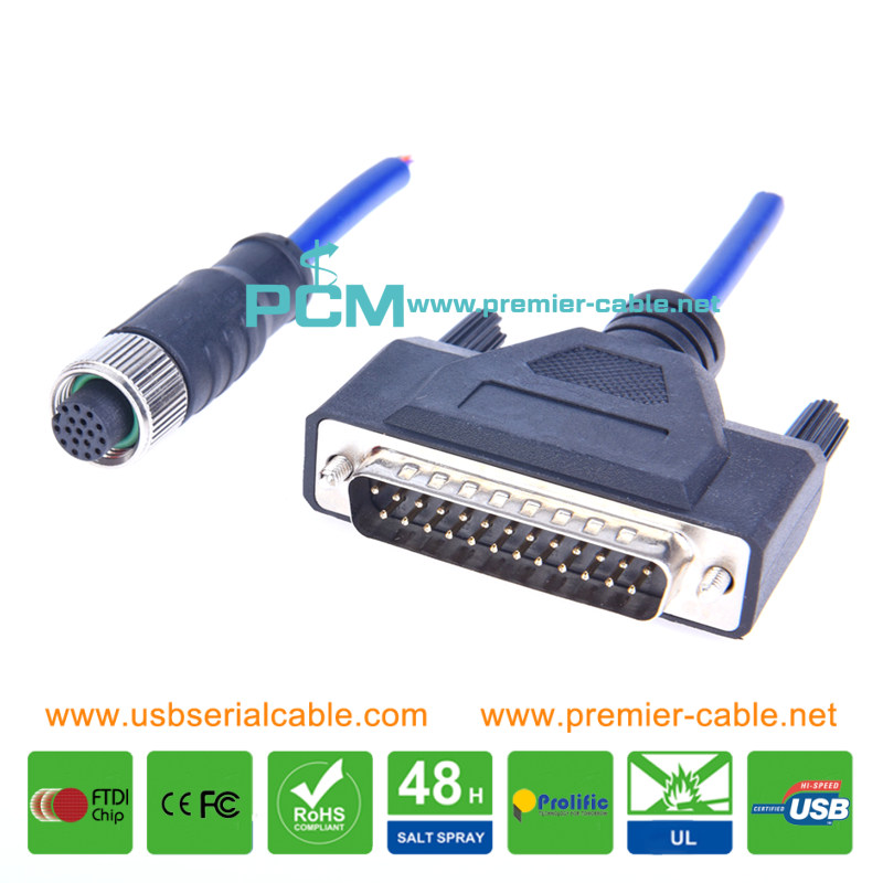 M12 Datalogic Industrial Barcode Scanners Cable