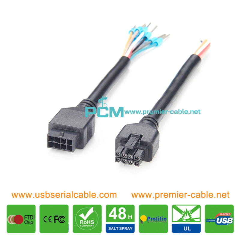 43025-0800 Microfit 3.0 Cable with Insulated Crimp Ferrule